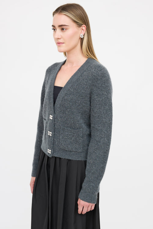 Ganni Wool Knit Cardigan