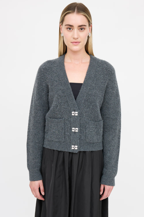 Ganni Wool Knit Cardigan