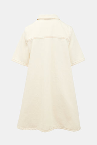 Ganni Heavy Denim Mini Dress