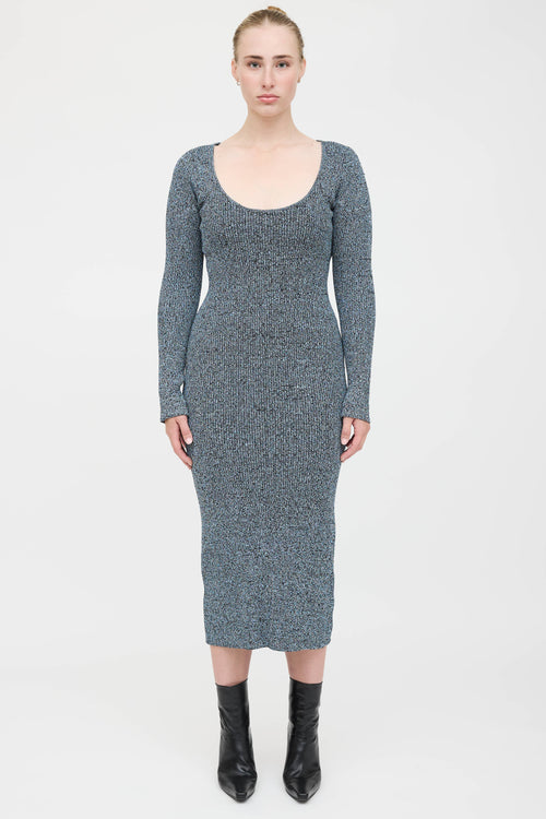 Ganni Knit Midi Dress