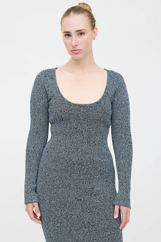 Ganni Knit Midi Dress