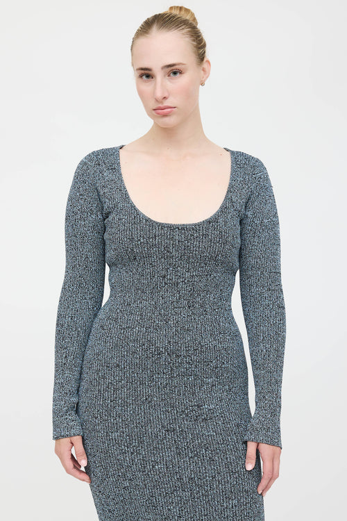 Ganni Knit Midi Dress