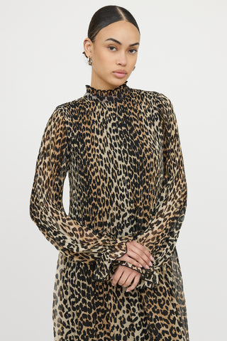 GanniPrinted Georgette Dress