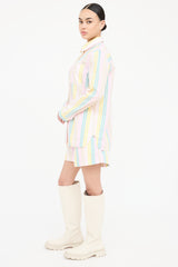 Ganni Striped Cotton Co-Ord Set