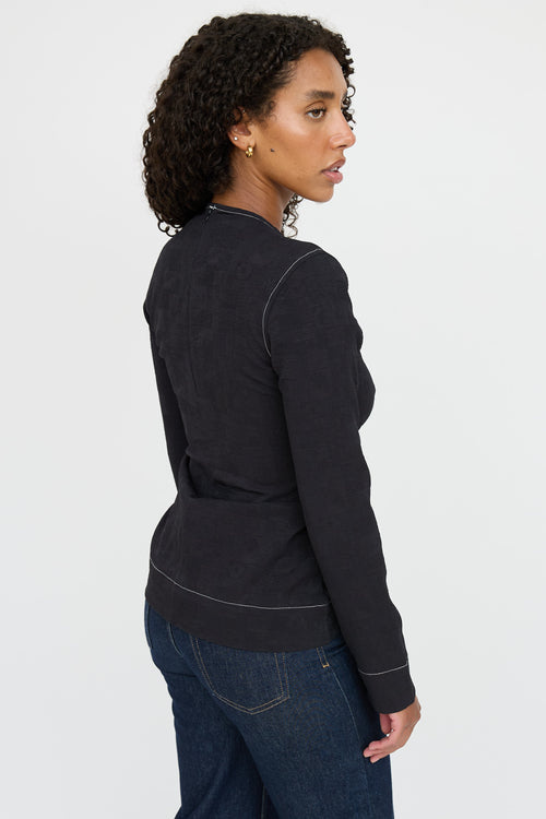 Ganni Cinched Drawstring Top