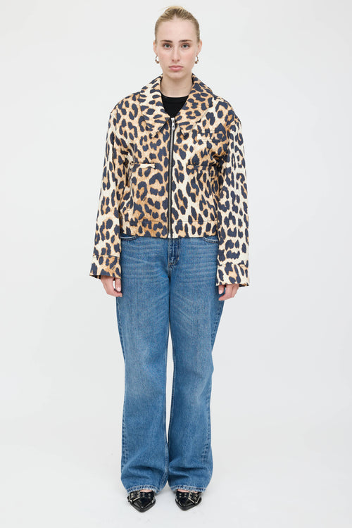 Ganni Printed Zip Jacket