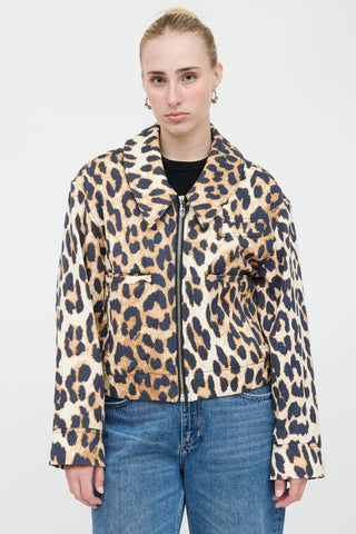 Ganni Printed Zip Jacket