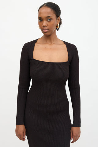 Ribbed Knit Dress