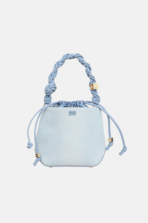 Ganni Denim Bou Bucket Bag