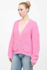 Ganni Wool Knit Cardgian