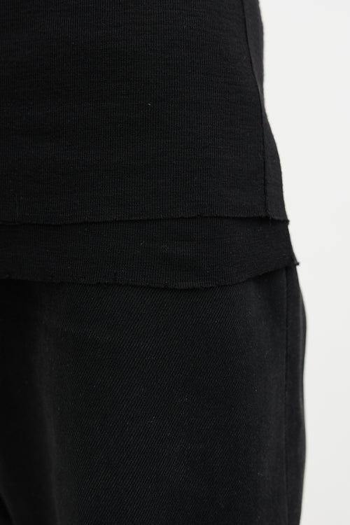 Gareth Pugh Wool Layered Tank Top