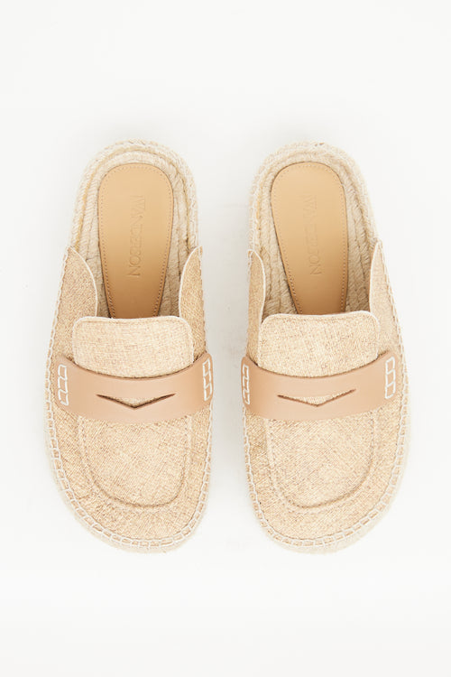 JW Anderson Beige Woven Mule