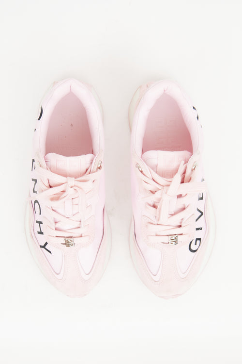 Givenchy Pink & Black GIV Platform Sneaker