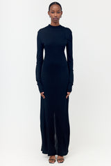 Gauchere Jersey Tuck Maxi Dress