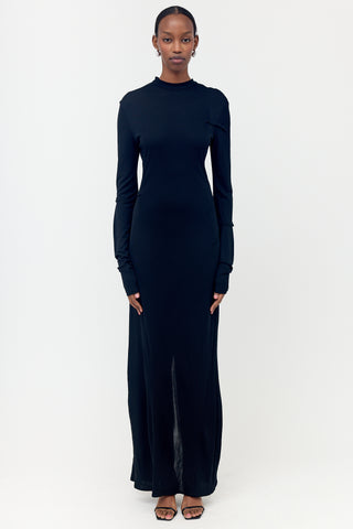 Gauchere Jersey Tuck Maxi Dress