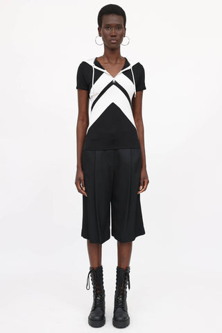 Jean Paul Gaultier Hooded Zip Top