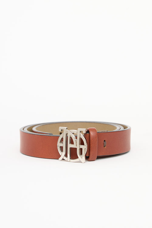 Jean Paul Gaultier 1990 Logo Belt