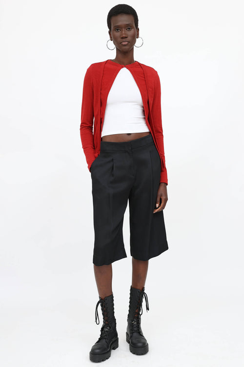 Jean Paul Gaultier Classic Layered Open Cardigan