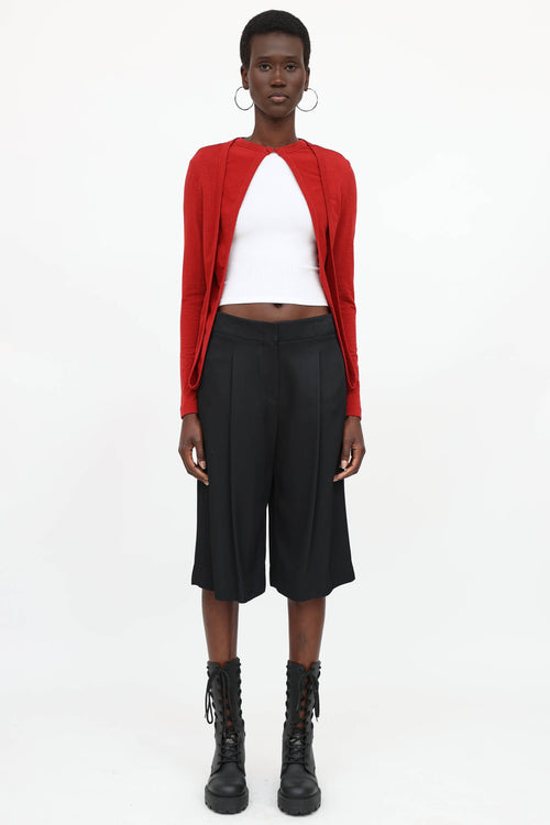 Jean Paul Gaultier Classic Layered Open Cardigan