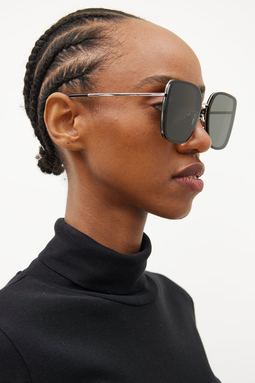 Gentle Monster Black & Gold MuMu Sunglasses