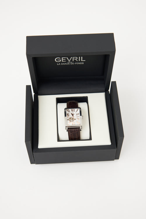 Gevril Stainless Steel & Rose Gold Tone Watch