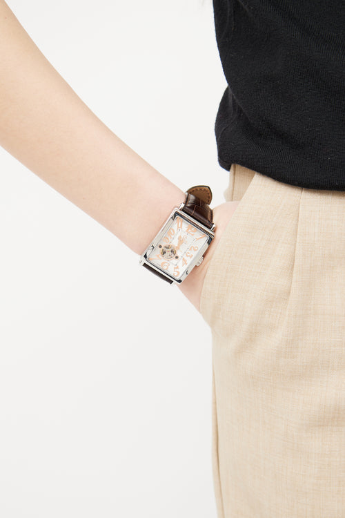 Gevril Stainless Steel & Rose Gold Tone Watch