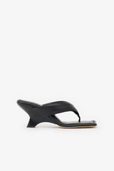 Gia Borghini Leather Square Toe Sandal