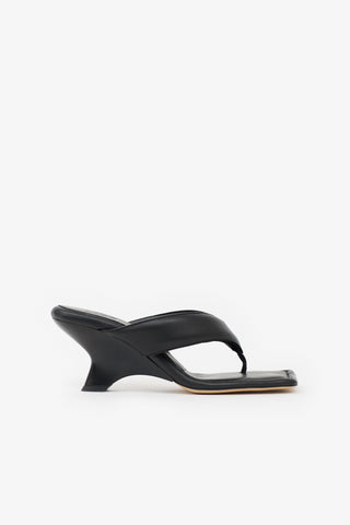 Gia Borghini Leather Square Toe Sandal