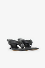 Gia Borghini Leather Square Toe Sandal