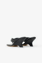 Gia Borghini Leather Square Toe Sandal