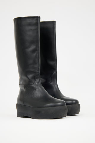 Gia Borghini Leather Gia 16 Platform Boot
