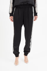 Giambattista Valli Black & White Lace Jogger