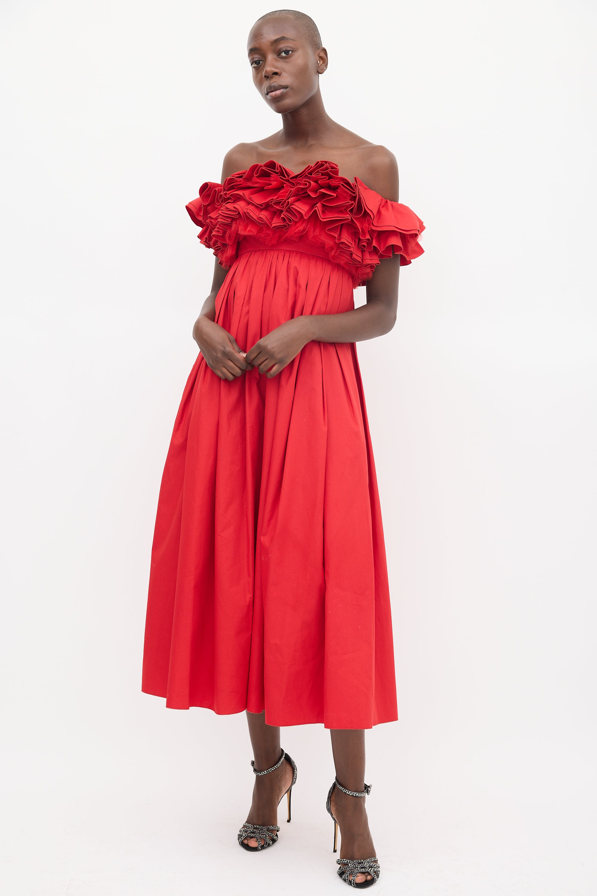 giambattista valli red dress Michelle Williams Wore Giambattista Valli To The 2023 Red Sea International Film Festival Opening Ceremony