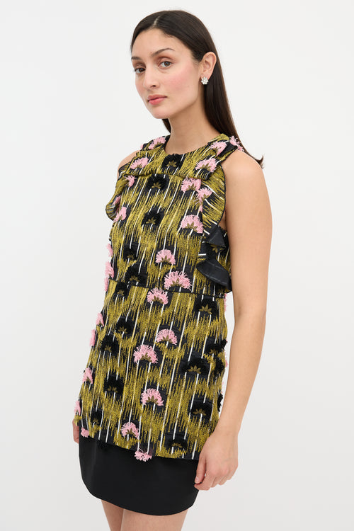 Giambattista Valli Silk Embroidered Top