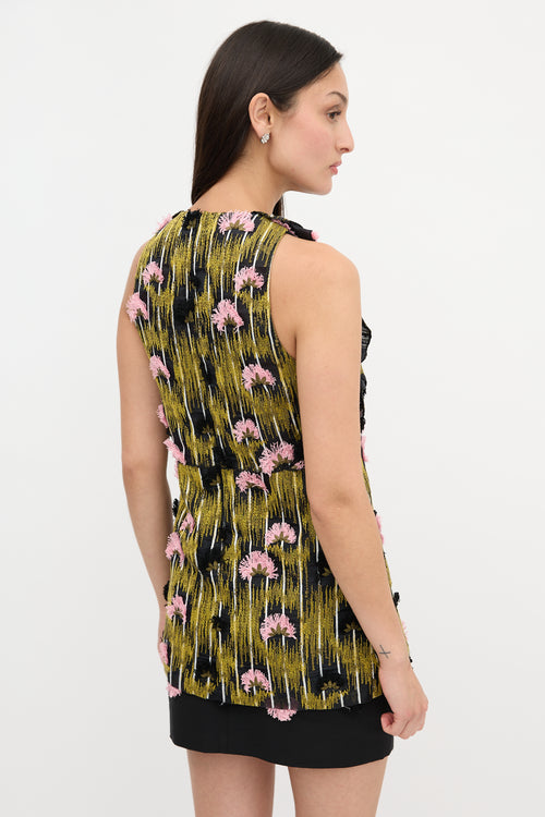 Giambattista Valli Silk Embroidered Top