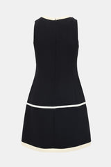 Giambattista Valli Wool Trimmed Shift Dress