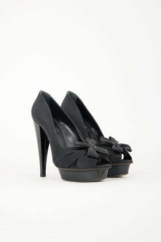Giambattista Valli Bow Platform Heel