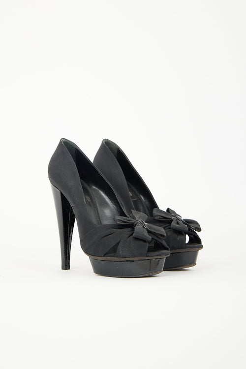 Giambattista Valli Bow Platform Heel