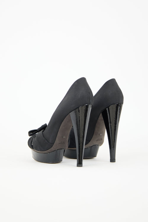 Giambattista Valli Bow Platform Heel