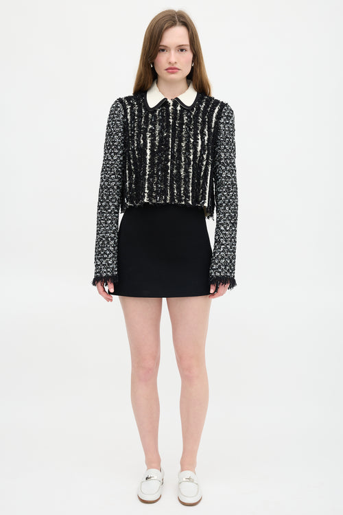 Giambattista Valli Fringe Tweed Jacket