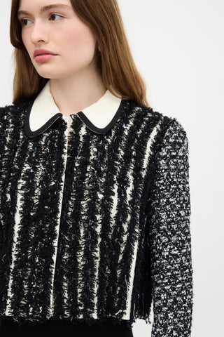 Giambattista Valli Fringe Tweed Jacket