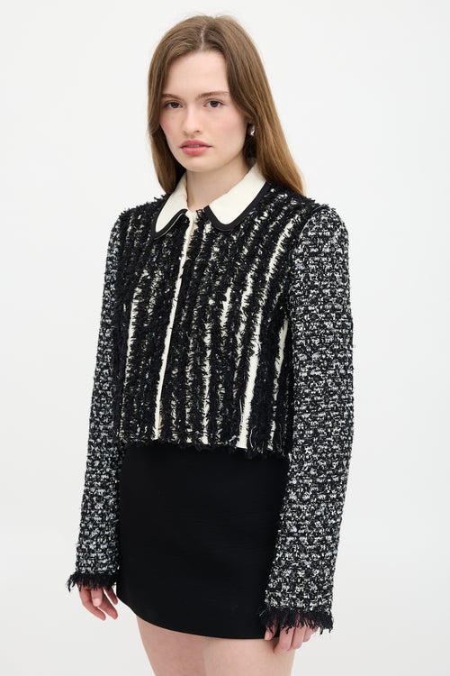 Giambattista Valli Fringe Tweed Jacket