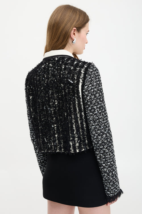 Giambattista Valli Fringe Tweed Jacket