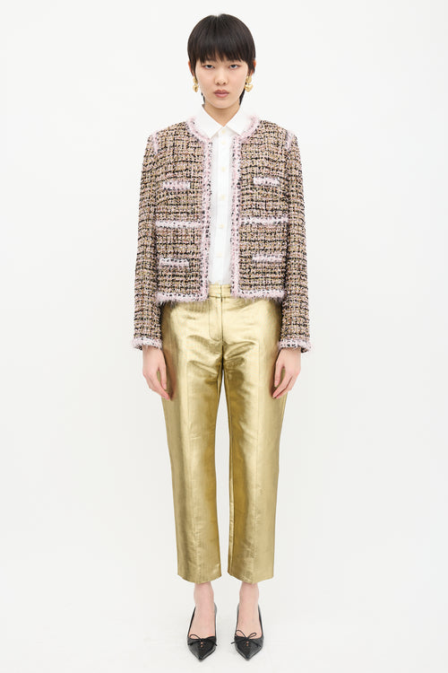 Giambattista Valli Metallic Tweed Jacket