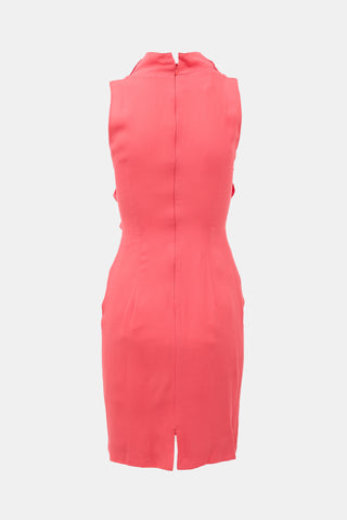 Giambattista Valli Silk Ruffled Dress