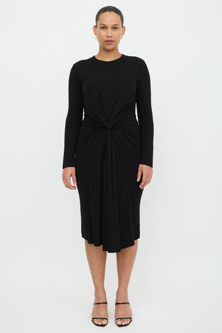 Giambattista Valli Twisted Midi Dress