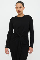 Giambattista Valli Twisted Midi Dress