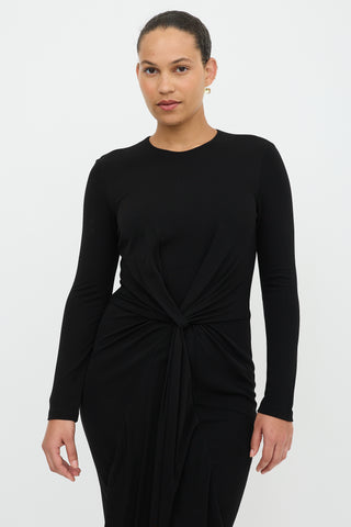 Giambattista Valli Twisted Midi Dress