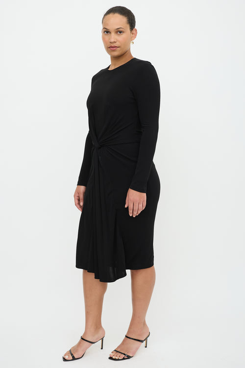 Giambattista Valli Twisted Midi Dress