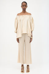 Gianluca Capannolo Silk Satin Top